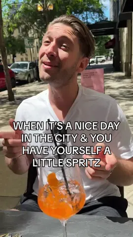 I like this spritzy man 🍊🥂 #ilikehim #summertime #voiceover #chicago 