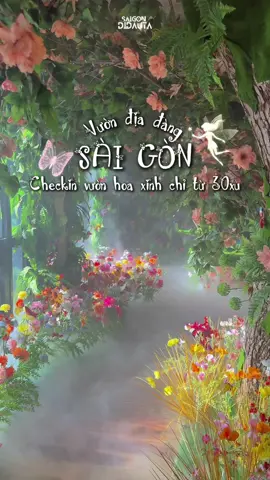 Concept vườn địa đàng ngập tràn hoa mới toanh tại Hỉn Coffee cực xinh✨ #saigondidauta #hincoffee #hỉncoffee #xuhuong #fyp #cafesongao #cafesaigon #vuondiadang 