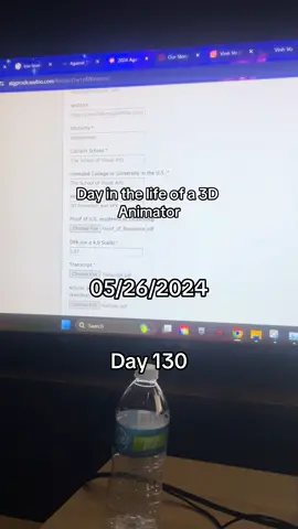Praying for to get the scholarship😭😭. The “no essay” scholarships have no shot. Literally a lottery #animator #animationmeme #dayinmylife #pixar 