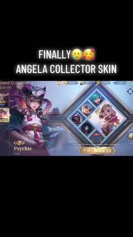 My first collector skin❤️.       #Angelaskincollector #mlbb #fyp 