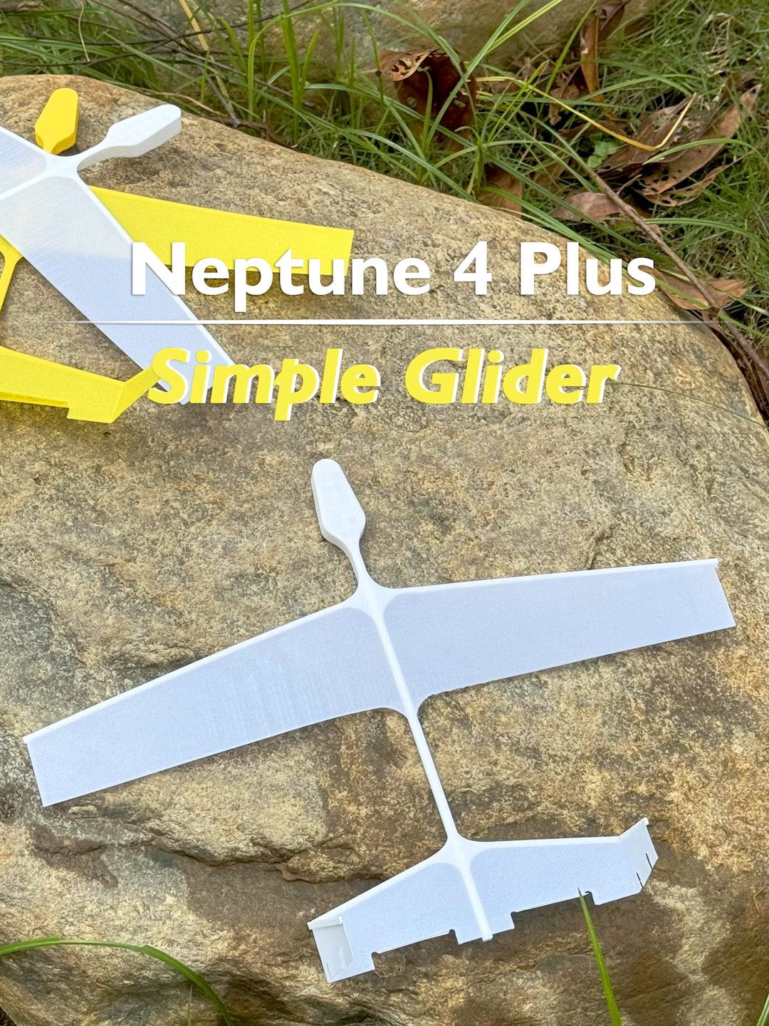 Honestly, this glider can go way farther.. Printer: Neptune 4 Plus Model: Simple Indoor Glider designer by John Doe Model from Printables #elegoo #ELEGOO3DPSummer #neptune4plus #3dprinting #3dprint #maker #DIY #satisfyingvideo #3dprinter #meme