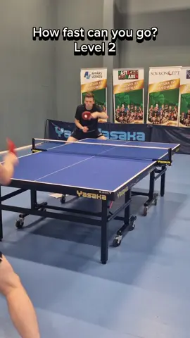 Could you go even faster?#tenisdemesa #tischtennis #tabletennis #pingpong 