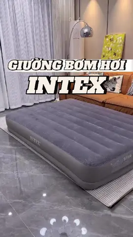 Giường hơi INTEX tích hợp bơm điện USB siêu tiện lợi #demhoi #nemhoi #demhoiintex #intexvn
