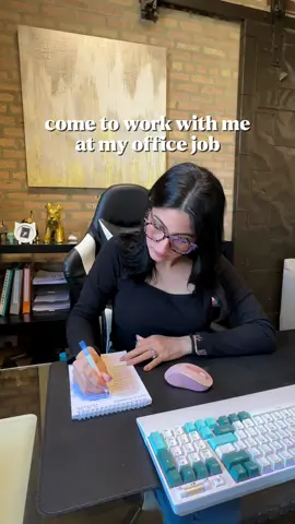 Come to work with me at my 9-ish to 5-ish office job with timestamps and original sound for the asmr lovers 🖤  #dayattheoffice #officeasmr #operationsmanager #fyp #cometoworkwithme #workwithme #keyboardasmr #asmr #officelife #workroutine #officeroutine #workvlog #officevlog #Vlog #vlogs #relatable #dailyvlog #productive #originalsound #officegirly #officeday #asmrsound #asmrtiktoks #dayinthelife #officeday #corporategirlies #productivity [ casual corporate outfits , RK kludge, yellow switches, desk organization, corporate outfit ideas, work ootd, office job, office job outfits, keyboard recommendations, work makeup, work bags, amazon office chair ]