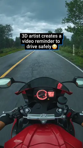 ⚠️WARNING⚠️ 3D artist Majid Mousavi used his expertise with Unreal Engine to convey an incredible message for road safety, creating visuals that are nearly indistinguishable from real life. This video serves as a reminder for us all to drive safely. #fy #fyp #video #unrealengine #unrealengine5 #vfx #videoeffect #bike #bikelife #motorcycle #Motorsport #motorsports #motorcycles #drive #driver #safety #safetyfirst #motorcyclesoftiktok 