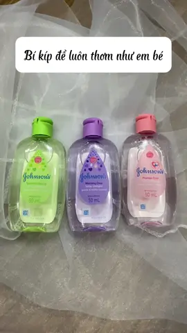 Thơm lắm nha🥰 #nuochoachobe #johnsonsbaby #mevabe #embesuka 