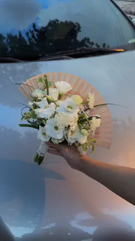 Hoa cưới quạt ❤️🫶🏻👰🏻‍♀️#tiktok #viral #xuhuong #bhflowers 