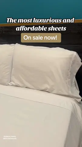 The most affordable and luxurious sheets!  I love the look of clean white sheets! These bamboo bedsheets are so soft, don’t wrinkle and such good quality for the price!  #over50women #bedsheets #sheets #tiktokshopsummersale #whitebedsheets #bamboobedsheets