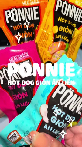 Hot dog giòn ăn liền Ponnie #ponnie #hotdoggionanlien #ancungtiktok #onhaanngon