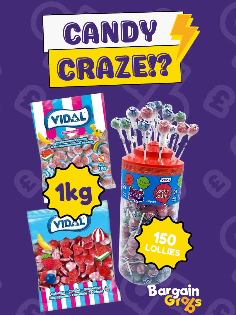HOW MUCH!? 🧠📍🩷 Vidal Jellies and Lollies x Various Flavours 🍬😋  #vidal #jellies #Spooky #Chewy #JellyFilledBrains #TwistedHeartSweets #Delicious #Fun #colourful #Fruity #lollies #shareable #sweettreats #treats #candy #party #share #bargain #bargaingrabs #dealoftheday #deal #cheap