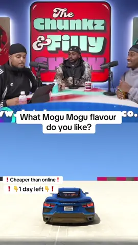 Whats your favourite flavour of mogu mogu #chunkz #chunks #yungfilly #chunkzandfilly #sharky #mogumogu #fyp #foryou #foryoupage #podcast 