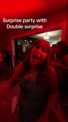 When the surprise party has a double surprise. #murdermystery 