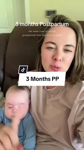 3 months postpartum  #postpartum #postpartumhairloss #MomsofTikTok #momtok #momtiktok #newborn #baby 