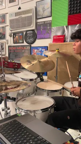 Somewhere only we know on drums #viral #fyp #music #drumtok #foryou #drumcover #drums 