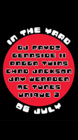 On the 6th July, not only are we bringing you mine and many others dream line-up at the outstanding outdoor space The Yard  but absolutely delicious BBQ direct from the smoker at really reasonable prices from 5:30PM - 9:30PM to keep to you going all day and night for IN THE YARD (OPEN AIR)  🎫 tickets  https://weirdun.square.site/product/in-the-yard/4