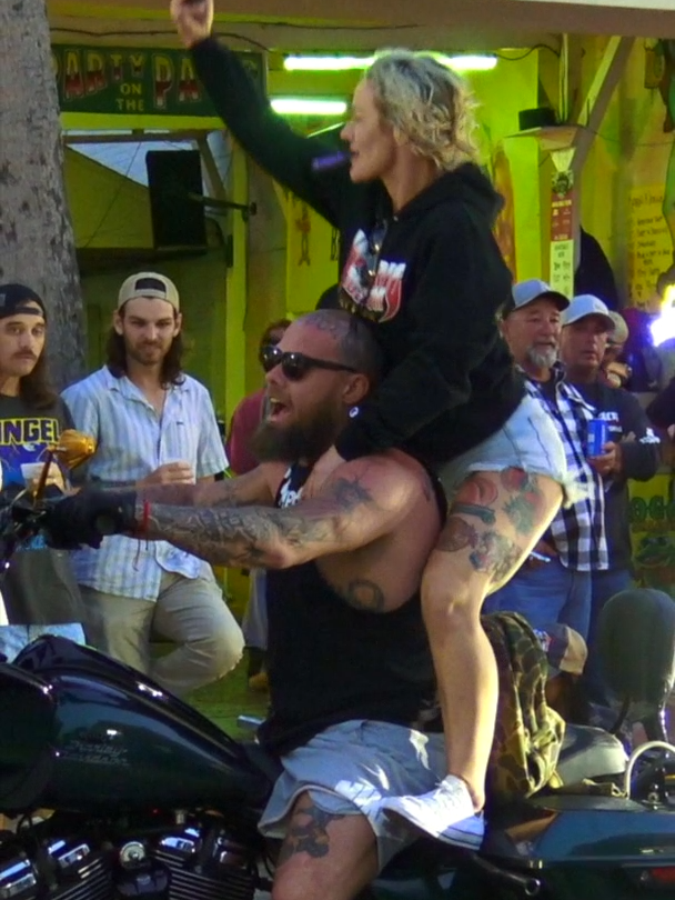 She Had To Get The Right Angle | Daytona Bike Week #motorcyclesoftiktok #bikerider