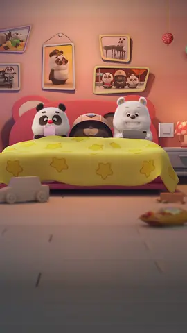 Don’t laugh 🐼🐻🐻‍❄️😎#panda #funnyvideos #animations