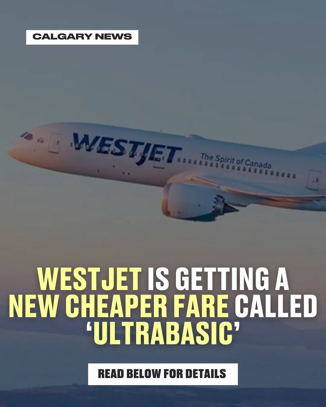 Westjet that they are releasing a new fare called 