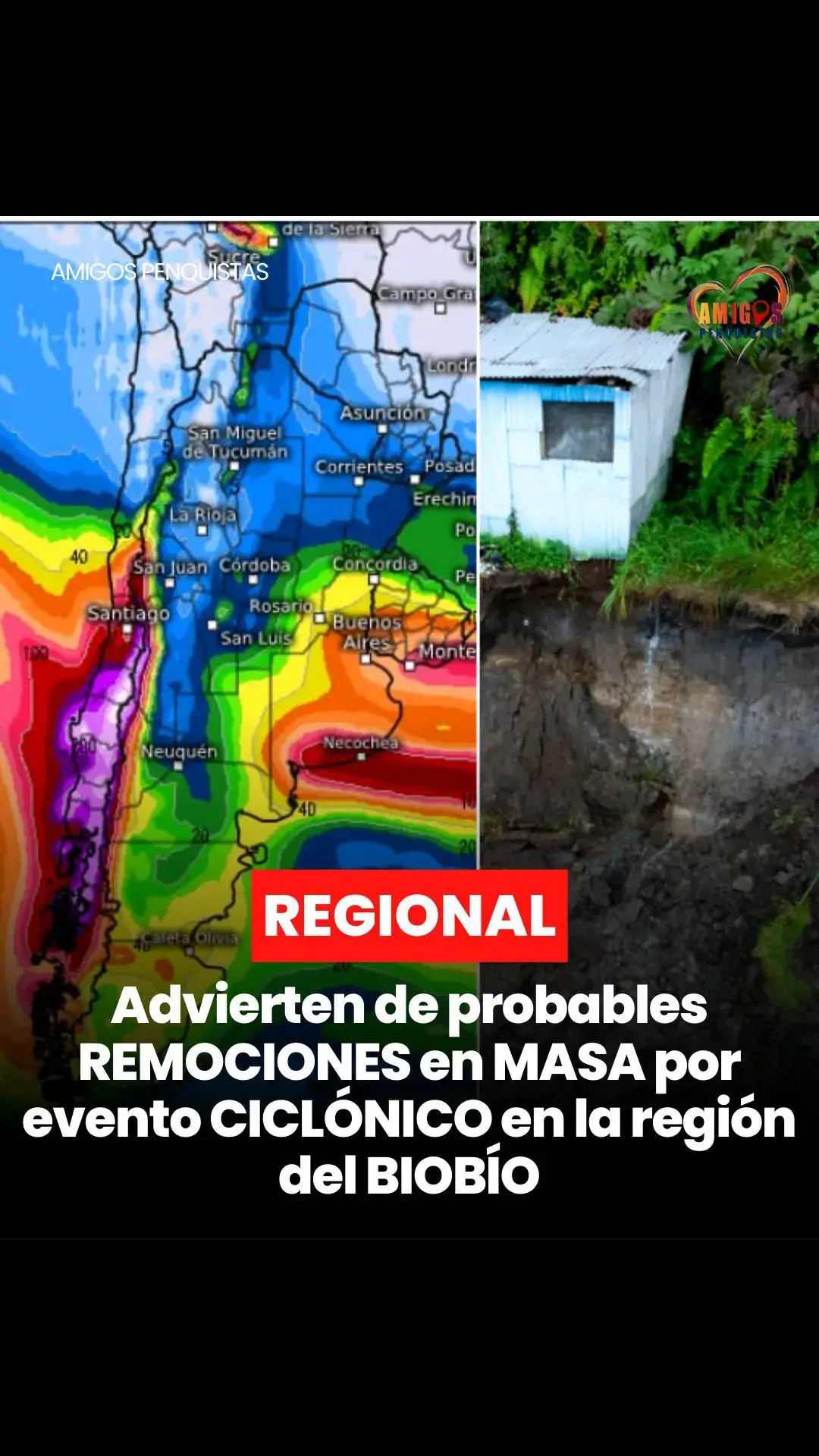 #APInforma #REGIONAL Se prevé que el evento climático traerá precipitaciones moderadas a fuertes con isoterma cero alta, comenzando la mañana del miércoles 5 de junio y extendiéndose hasta la noche del jueves 6. Toda la información en el link de nuestro perfil 