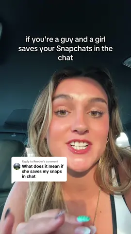 Replying to @Reeder What does it mean if someone saves your snap in the chat ? Follow for more advice 🤝🏻