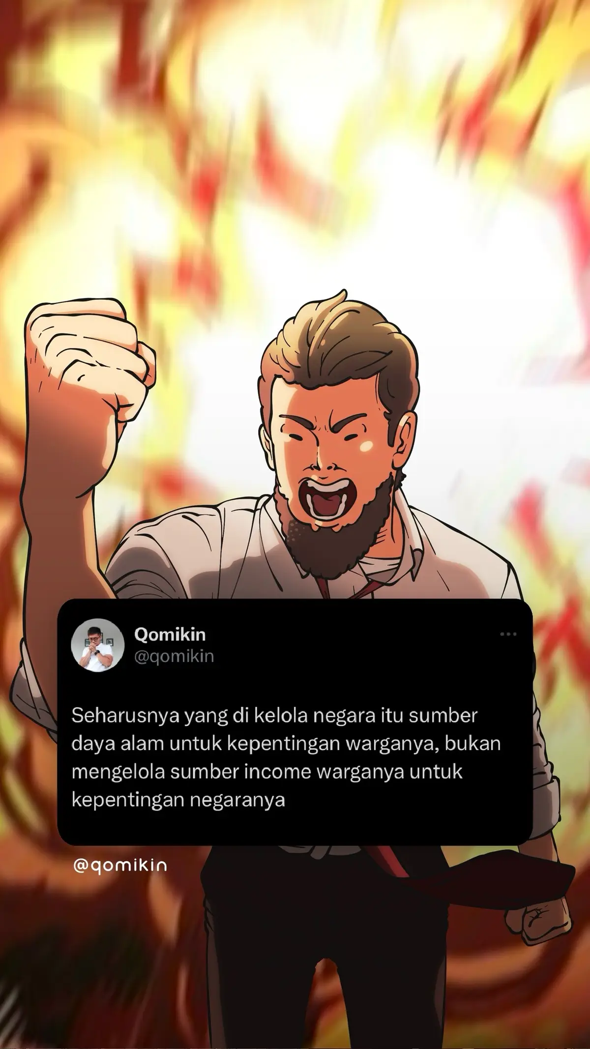 Apalah dayaku bung, SDA udah terlanjur di kelola swasta, yang tersisa hanya SDM