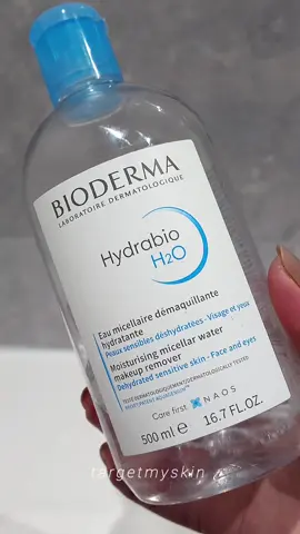 Brand: Bioderma @Bioderma UK & Ireland  Product: Hydrabio H2O Micellar Water Cleanser for Dry Skin I've tried a couple of micellar waters  before, but they never really worked that great for me until I tried Biroderma's one. For the past 4 years, this is the only brand I've used because I know it works well for me, and I genuinely enjoy using it! 😊  💧 Great for my sensitive skin, no irritations 💧Quite good at removing makeup 💧Good for removing daily dirt and dust  💧No weird film after use 💧Skin does feel clean, smooth, and refreshed after use, but I personally would always follow up with a gel/foam cleanser afterwards in the evenings 💧 With the eczema on my face, I can get away with only using this in my morning routine to cleanse as it's gentle on my skin 💧 No fragrances  I definitely would recommend you try it. They do smaller sized bottles, so I would recommend trying those first before committing to a big bottle. 😊 #bioderma #micellarwater #sensitiveskin #skincare #cleanser #review #fyp #foryou #girlssupportgirls 