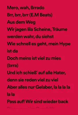 Träume werde wahr : mero #lyrics_songs #spotify #foryou #viral #4u #fry #foryoupage #tiktok #mero 
