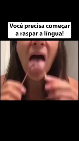 Por isso que você têm que raspar a língua! 🤢👅 #dentista