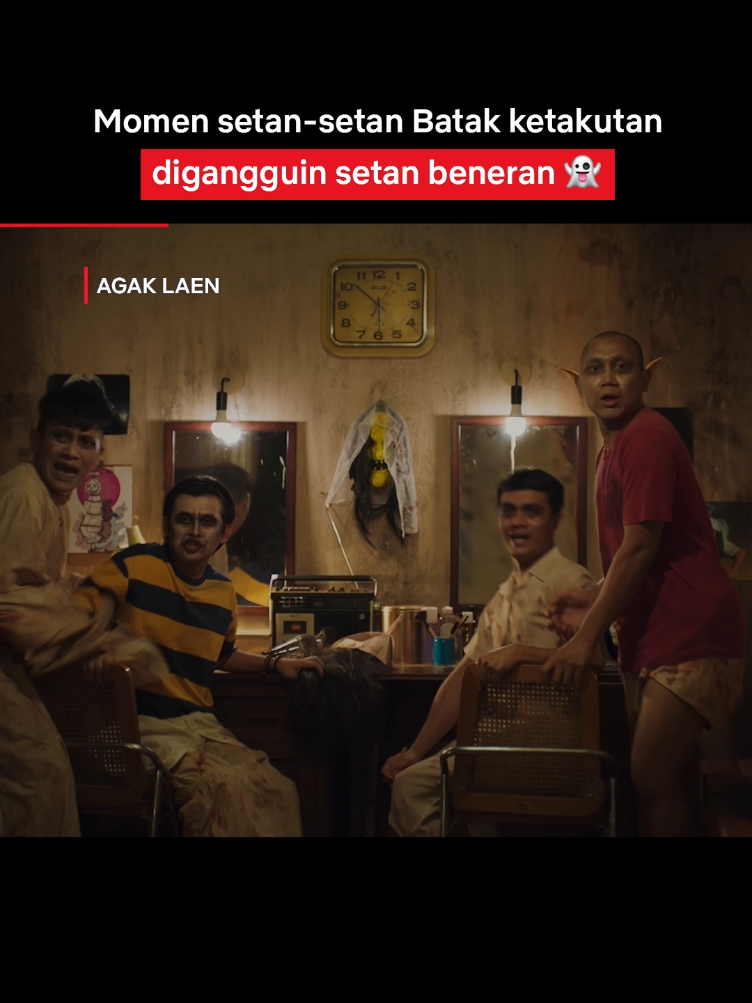 Dendam arwah yang meninggal karena dikagetin 👻 #Netflix #AgakLaen #OkiRengga #BorisBokir #BeneDion #IndraJegel #TissaBiani #FilmIndonesia #RekomendasiFilm