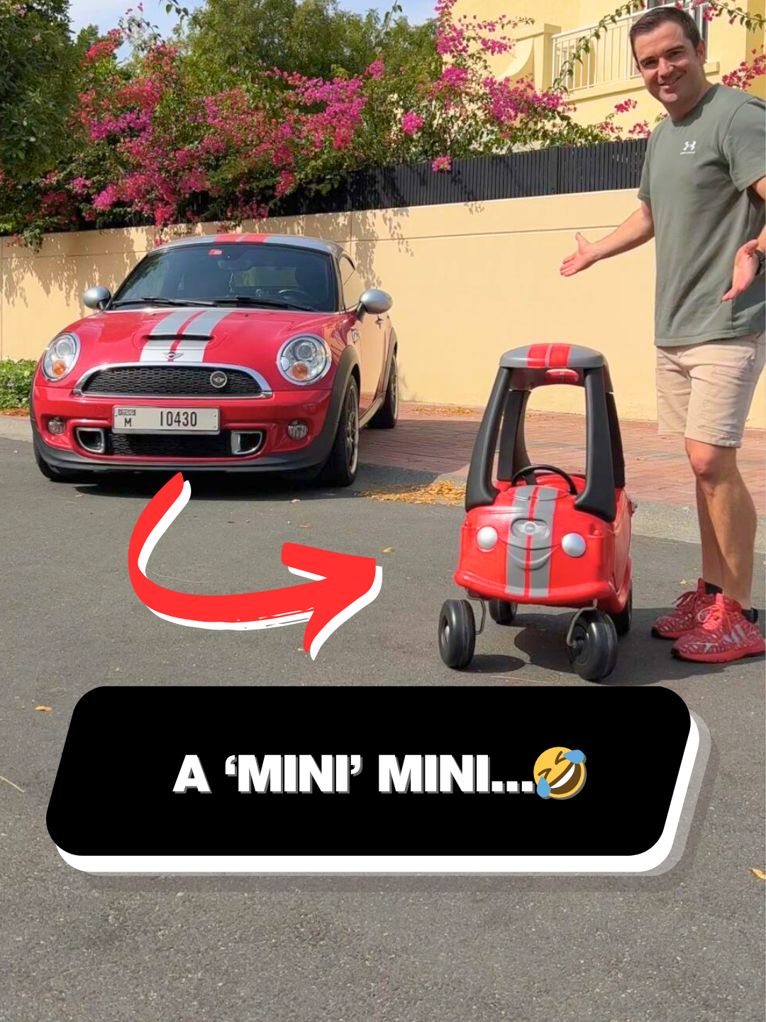 The parent of the year goes to…😂 #mini #cars #parenting