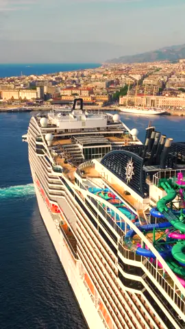 MSC World Europa arriving in Messina 🇮🇹 #cruises #cruiseship #cruisetok #mscworldeuropa #msccruises #italy