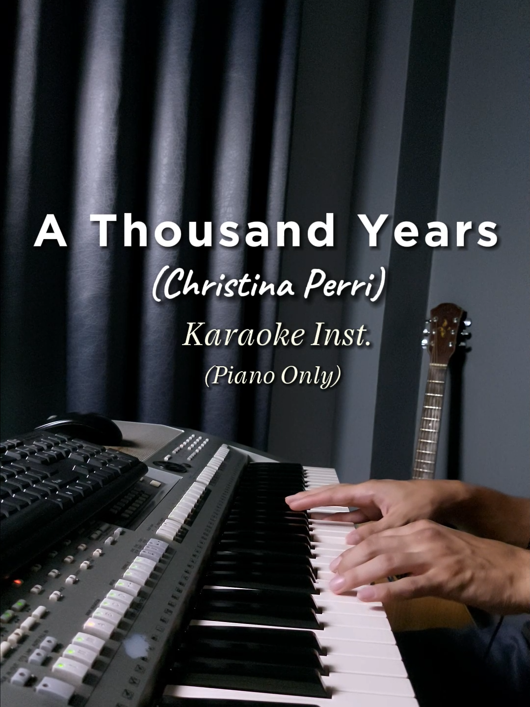 A Thousand Years - Chirstina Perri (Karaoke Instrumental Piano Only) - Original Key @christinaperri  - #piano #athousandyears #christinaperri #pianoinstrumental #pianokaraoke 