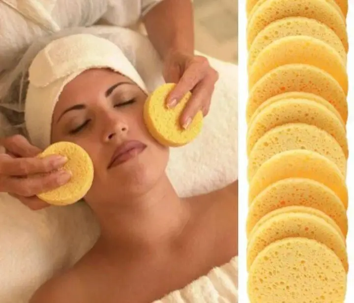 Beauty Queen facial cleansing sponge helps wash  oil and make-up, leaving skin refreshed and ready for moisturizers to be absorbed. Replace sponge with a new one every 4 weeks . Great for spa professionals, estheticians and your everyday skin care routine . #facialsponge  #facial  #skincare  #cleansingsponge  #sponge  #beauty  #beautyqueen  #beautysupply  #beauticians  #esthetician  #skincareessentials 