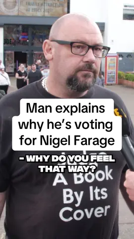 This man in Clacton tells us why he’s voting for Reform UK at the election #ukpolitics #vox #politics #news #politics #fypage #fyp #fy #foryou 