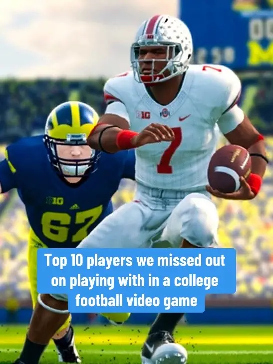 Which player do you wish you could play as? The FOX Sports app has the full top 25 #collegefootball25 #easports #videogame 