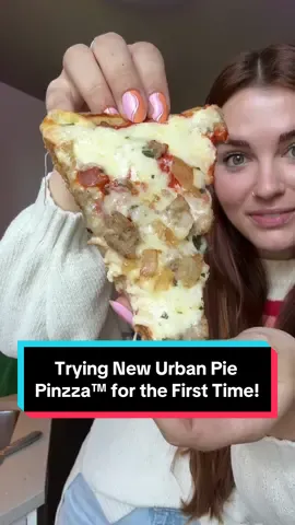 #AD This new Roman inspired @Urban Pie Pinzza crust is next level! #Foodie#fyp#pizza #urbanpiepinzza