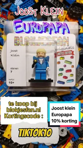 onlangs kocht ik deze te gekke Joost Klein lego figure. bestaande uit echte lego onderdelen en (3d)prints. wil je hem ook?met de kortingscode:TIKTOK10 nu 10% korting op heel het assortiment van BLOKJESFAN.NL OP=OP   #joostklein #lego #songfestival #afol #figure #afol #singer #zanger #europapa #CapCut 