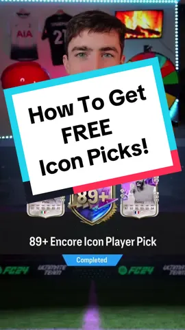 How To Do The Icon Player Picks For FREE! #eafc #fc24 #eafc24 #iconpick #fifa #fut #Soccer #longervideos 