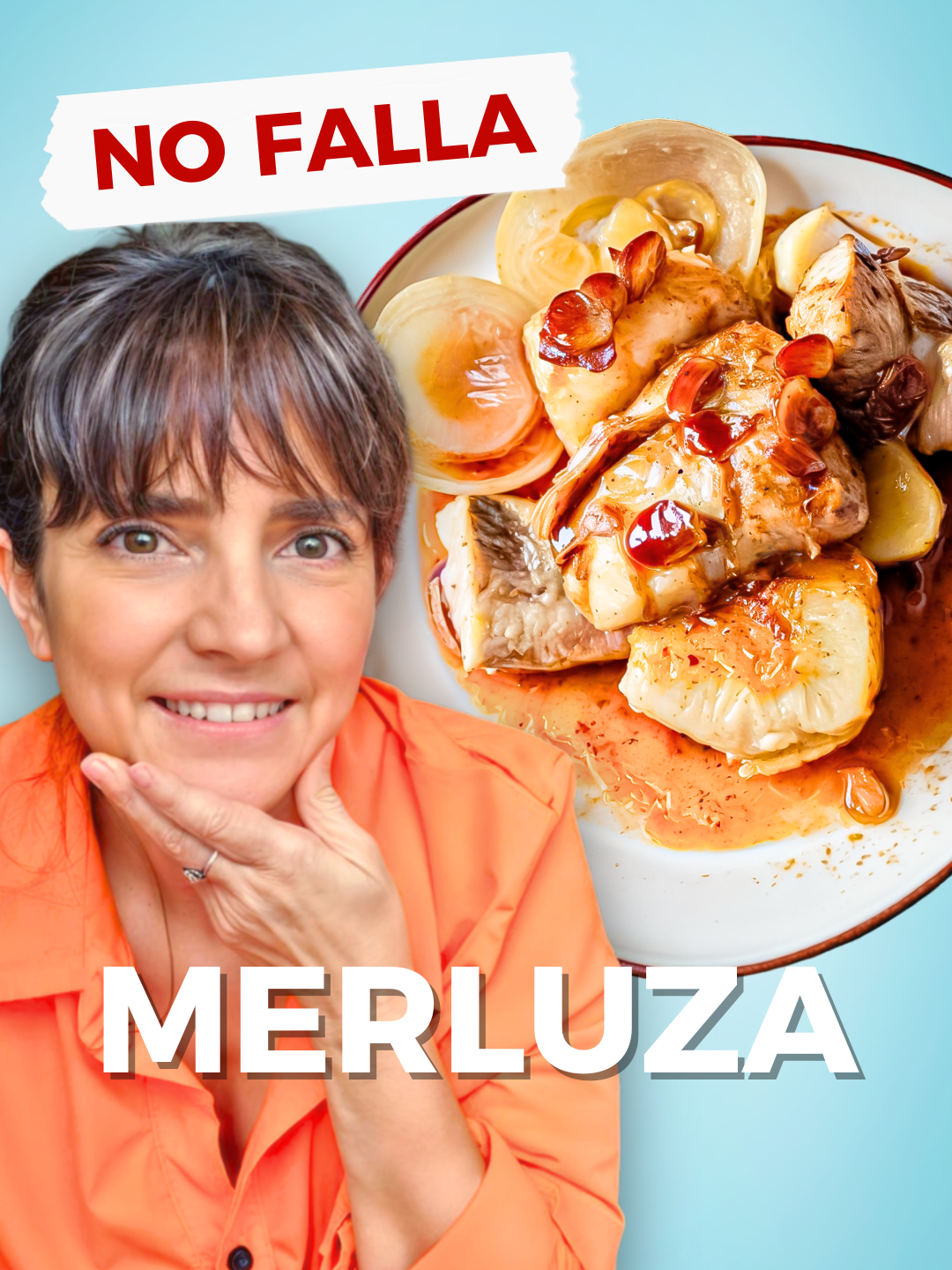 Paulina Paulina tenes alguna receta para comer pescado de una forma distinta??? SÍ TENGO y acá va: merluza a la gallega. Receta fácil, rápida, que se hace con dos pavaditas, y queda de re chupete 😎 INGREDIENTES 1kg de merluza fresca Sal Jugo de limón 1 cebolla 2 papas grandes 4 o 5 dientes de ajo 1 cda pimentón 1/2 vaso aceite de oliva (podés usar otro aceite pero con el de oliva queda espectacular de rico) Así que ya saben chikis, basta de merluza a la romana, me prueban la merluza a la gallega que se las re mil recomiendo! Y me dicen porfa si vieron Buenos Muchachos y ubican la escena donde cortan ajo?? Si no la vieron dejan instagram, van la ven y vuelven a comentarme “gracias por la recomendación Paulina es un peliculón!!!” Y si Scorsese está viendo este video le mando un besito, tkm Martin ♥ Bai a uds también los tkm #merluzaalagallega #recetasconpescado #recetasfaciles #cenasrapidas #pescado