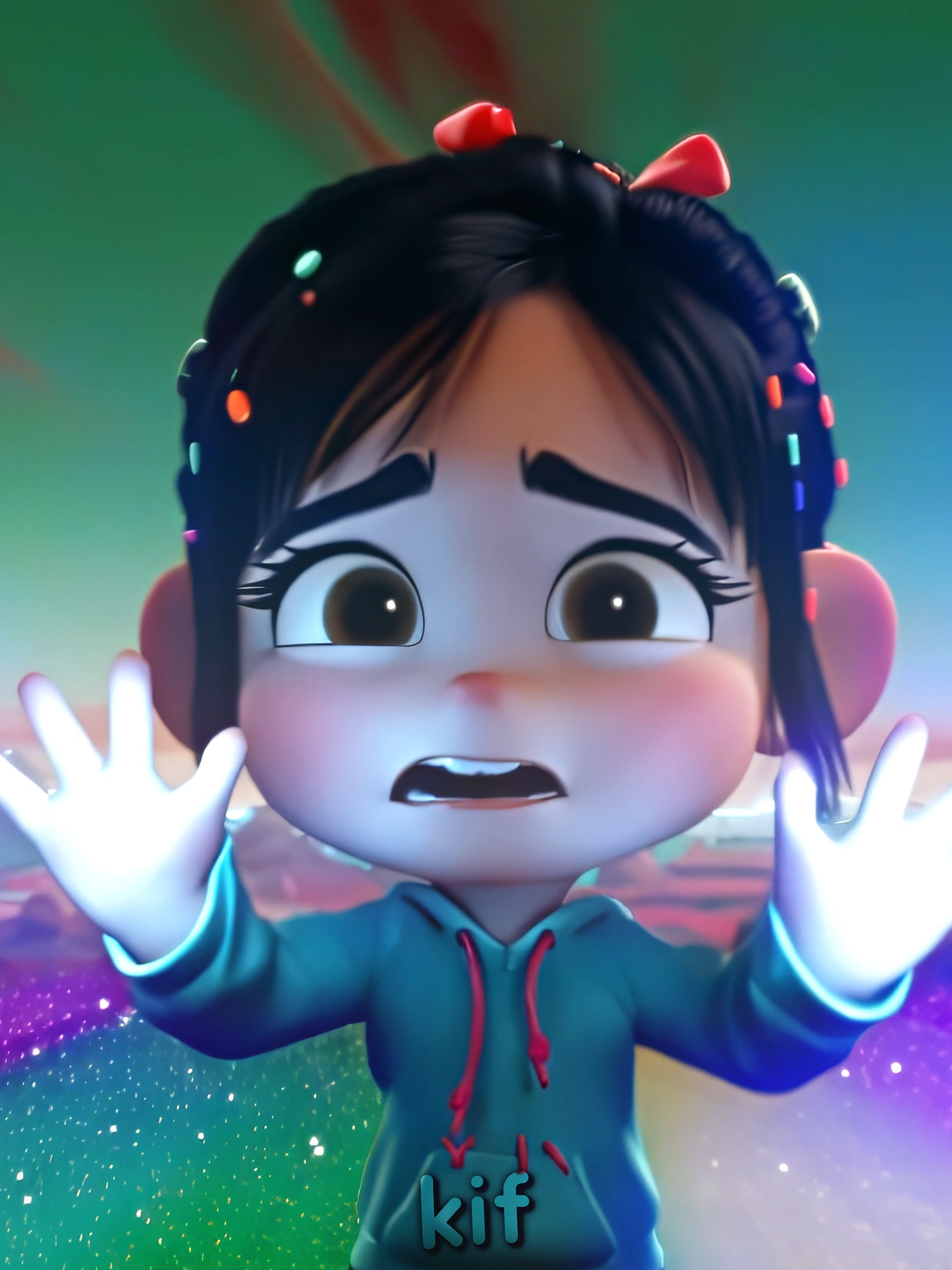 Not my problem / @fazobeats#anime_kif #vanellope #wreckitralph