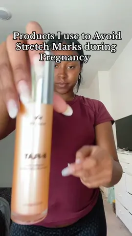 These products has help me throughout my  pregnancy ! Especially the B-Flat cream 🫶🏾 #pregnant #strecthmarks #creams #almondoil #pregnanttiktok #thirdtrimester 
