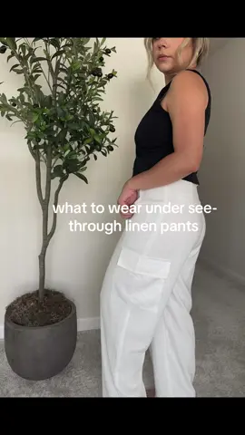 Shapewear is the best thing to wear under see-through linen pants☀️😻 #OOTD #outfitinspo #fashioninspo #fyp #influencer #contentcreator #europeansummer #outfitideas #summeroutfits #linen #linenpants #whitepants #outfithack #clothingboutique #smallbusinessowner 