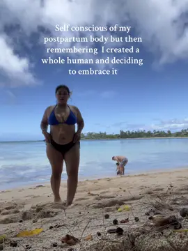 Learning to love all parts of me ✨💕  #postpartum #mom #momtok #hawaii #vacation #family #toddler #travel #weightloss #postpartumbody #selflove  