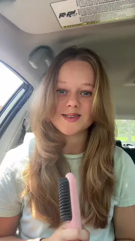 I did my hair IN THE CAR how crazy is that?❤️ @TYMO BEAUTY US #tymoporta #tymobeauty #tymo #hair #hairtutorial 