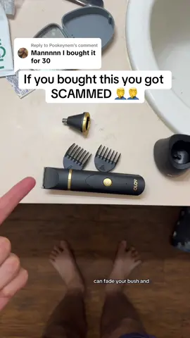 Replying to @Pookeynem $10 for the olov hair trimmer is wild #olovhairtrimmer #hairtrimmer #TikTokShop #tiktokshopsummersale #ttshop 