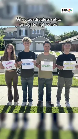 #Gilroy #quadruplets set to graduate high school • #BayArea 