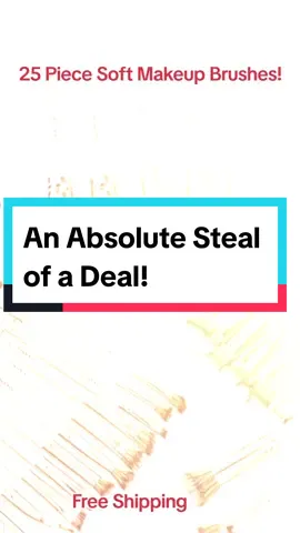 This 25 Piece Make-Up Brush Set is an absolute Steal of a Deal for Just £9.30. Grab It Now! #makeupbrushes #makeup #beauty #cosmetics #tiktokaffiliate #tiktokshopaffiliate #tiktokshopdeals 