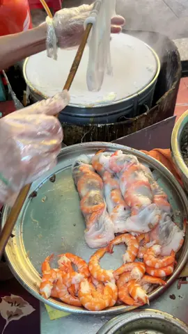 Bánh cuốn tôm chợ nhà giàu Phùng Hưng nổi tiếng 40 năm #LearnOnTikTok #ancungtiktok #longervideos #foodtiktok #review #Foodie #trend 