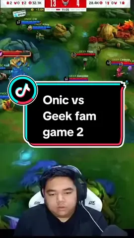 War Onic vs Geek fam Game ke 2 #geekfam #Onic #MPLID13 #WEOWNTHIS 