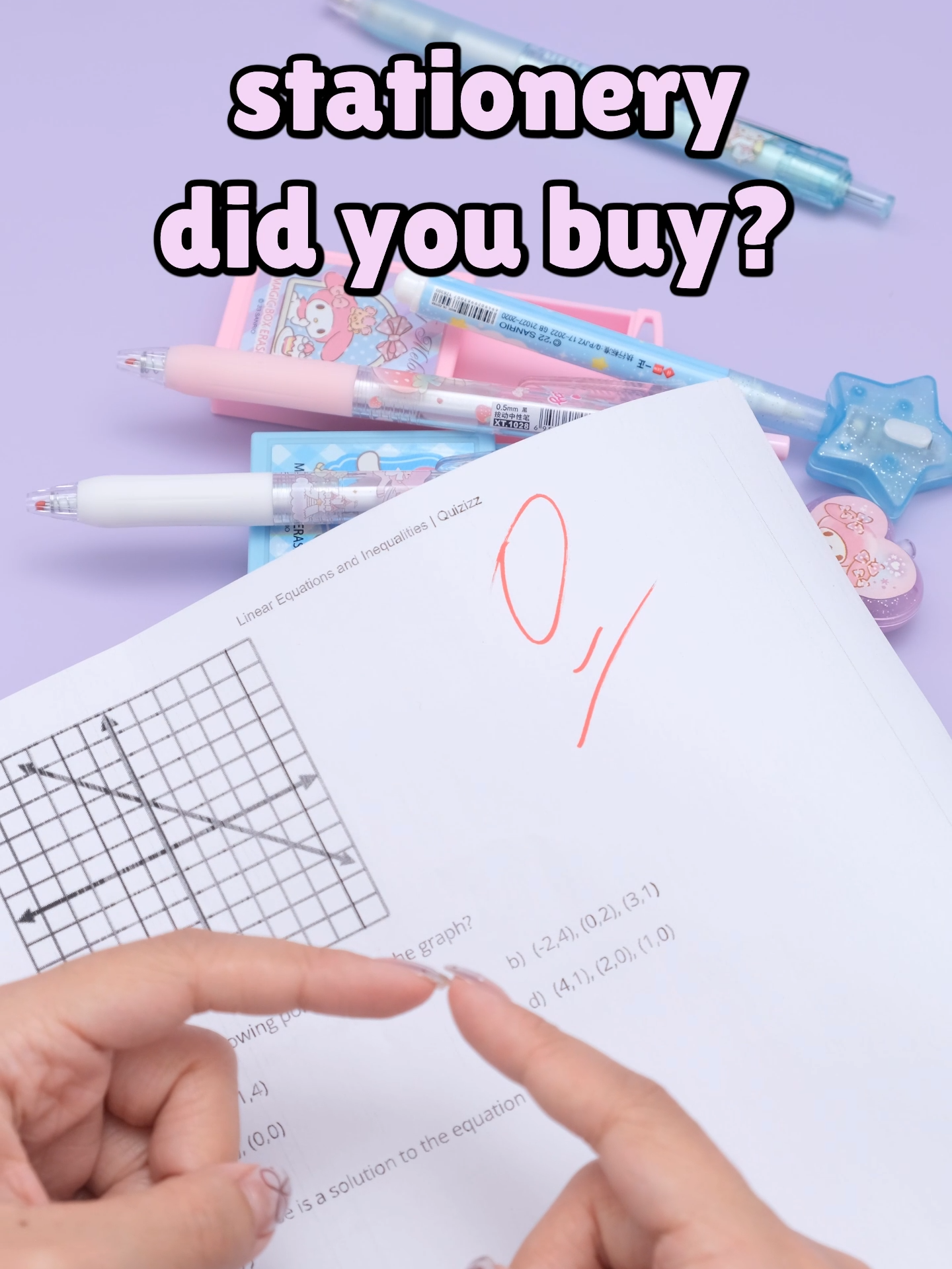 What's the most wronged stationery did you buy?💟✨  #stationery #study #fyp #kawaii #kawaiiink